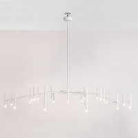 Люстра POP P40 Chandelier 24 lamps D130 Mod.B White
