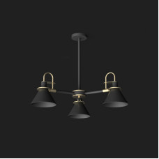 Люстра на штанге CODA D76 Black