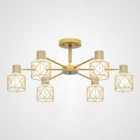 Потолочная люстра CORF B3 Yellow 6 lamps