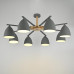 Потолочная люстра NOA 8 Gray by ImperiumLoft