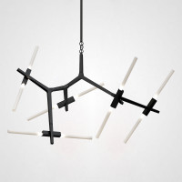 Люстра Агнес Chandelier Summer 10 Black