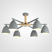 Потолочная люстра NOA 6 Gray by ImperiumLoft
