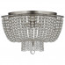 Люстра JACQUELINE CLEAR FLUSH-MOUNT Crystal