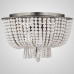 Люстра JACQUELINE CLEAR FLUSH-MOUNT Crystal