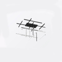 Потолочная люстра INLET C Black