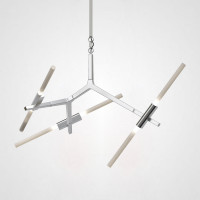Люстра Агнес Chandelier Summer 6 Silver