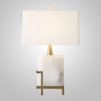 Настольная лампа Art-Deco White marble Lamp