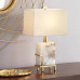 Настольная лампа Art-Deco White marble Lamp