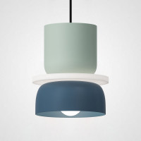 Подвесной светильник ILO D18,5 mint/blue
