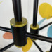 Потолочная люстра MATISSE B D80 Black Multicolor