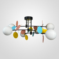 Потолочная люстра MATISSE B D80 Black Multicolor