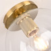 Потолочный светильник RH Utilitaire Globe Shade Flushmount Brass
