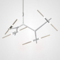 Люстра Агнес Chandelier Summer 8 Silver