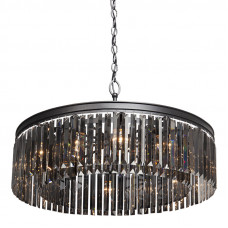 Люстра RH Rhys Smok Glass Prism Round Chandelier 80