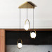 Потолочное крепление из металла треугольной формы CEILING MOUNT 7