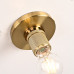 Потолочный светильник RH Utilitaire Socket Flushmount Brass