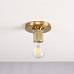 Потолочный светильник RH Utilitaire Socket Flushmount Brass