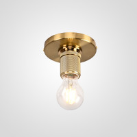 Потолочный светильник RH Utilitaire Socket Flushmount Brass