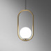 Подвесной светильник Matthew McCormick hoop 40 Silver MILA Pendant