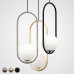 Подвесной светильник Matthew McCormick hoop 40 Silver MILA Pendant