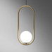 Подвесной светильник Matthew McCormick hoop 40 Silver MILA Pendant