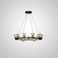Подвесная люстра KENDRA CH D63 Black Brass