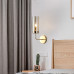 Настенный светильник Agne Brass Glass Tube wall light