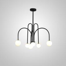 Потолочная люстра DAY L6 D75 Black