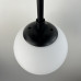 Бра Modo 2 Globes Black and white glass