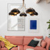 Люстра на штанге GRADE D105 5 lamps Gold/Black