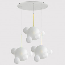 Подвесной светильник Bubble BOLLE BLS LAMP white glass circle