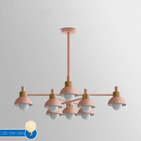 Люстра на штанге FANTA A 8 lights Pink