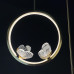 Подвесной светильник BABETTA RING 1 L320 brass 4000К