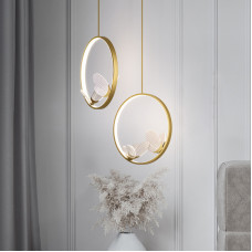 Подвесной светильник BABETTA RING 1 L320 brass 4000К