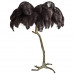 Торшер страусиные перья Feather Lamp A MODERN GRAND TOUR черный