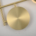 Настенный светильник ZINGY D Brass