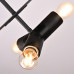 Люстра RH Utilitaire Disk Triple Pendant Black