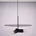 Люстра RH Utilitaire Disk Triple Pendant Black