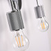 Бра RH Utilitaire Double Sconce Silver