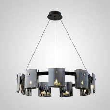Подвесная люстра JANICE D80 Black Grey