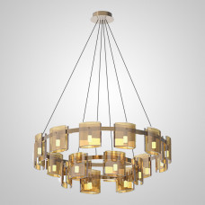 Подвесная люстра JANICE D100 D60 Brass Amber