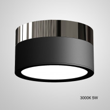 Точечный светильник FOG BRILL D9 Black 3000К 5W