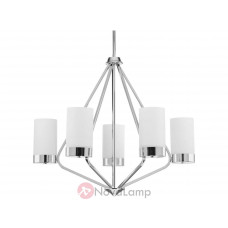 Люстра Progress Lighting Elevate Polished Chrome Five-Light Wide Chandelier