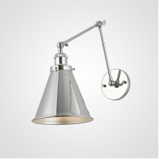 Бра 20th c Library Single Sconce Silver II