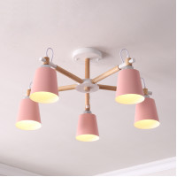 Люстра на штанге VARDA 5 lamps Pink