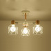 Потолочная люстра CORF B3 Black 3 lamps