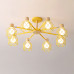 Потолочная люстра CORF B3 Black 3 lamps