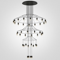 Люстра Vibia Wireflow Chandelier 0378 LED Suspension 42 lamp