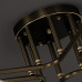 Потолочная люстра RH CH L8 Brass Black