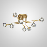 Потолочная люстра RH CH L8 Brass